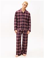 Cotton Rich Checked Pyjama Set