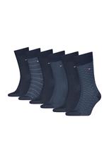 6pk Assorted Cotton Rich Socks Tin Gift Box