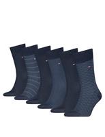 6 Pack Assorted Cotton Rich Socks Tin Gift Box