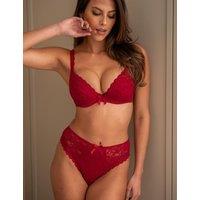 Pour Moi Rebel High Leg Knickers Red