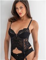 Nova Eyelash Lace Wired Cropped Basque