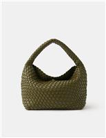 Woven Slouched Shoulder Bag