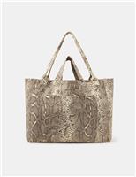 Snake Double Strap Shopper