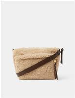 Faux Shearling Cross Body
