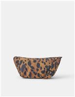 Nylon Leopard Print Sling Bag