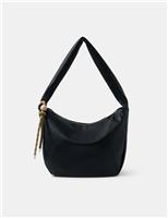 Soft Shoulder Bag with Charm