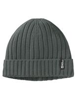 Wool Blend Ribbed Beanie Hat