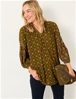 Printed V-Neck Tunic