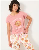 Pure Cotton Breakfast in Bed Pyjama Top