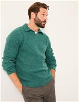 Textured Collared Jumper