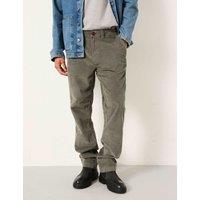 FatFace Cotton Rich Cord Chino Trousers Dark Grey
