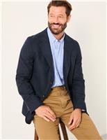 Wool Blend Herringbone Blazer