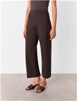 Wide Leg Cropped Trousers