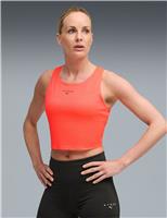 Hyrox Ultraspun Round Neck Crop Vest Top