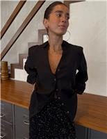 Lyocell Rich Collared Relaxed Shirt