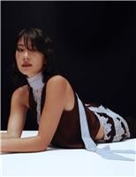 Lace Trim Tie Neck Vest Top