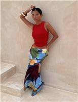 Ribbed Round Neck Vest Top