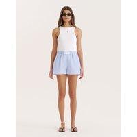 4th & Reckless Cotton Blend Striped Casual Shorts Multi