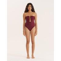 4th & Reckless Nala Swimsuit Burgundy