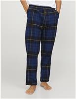 Pure Cotton Checked Pyjama Bottoms