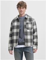 Checked Shacket