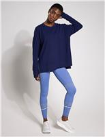Lilybod Shelby Crew Neck Step Hem Relaxed Sweat-shirt Mint