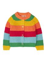Pure Cotton Striped Knitted Cardigan (0-5 Yrs)
