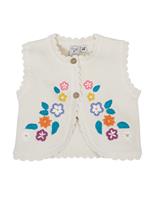 Pure Cotton Floral Waistcoat (9 Mths-11 Yrs)