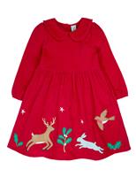 Cord Reindeer Dress (2-10 Yrs)