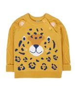 Pure Cotton Leopard Knitted Jumper (0-5 Yrs)