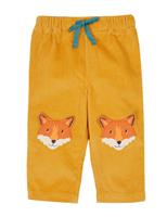 Pure Cotton Cord Fox Appliqu Trousers (0-5 Yrs)