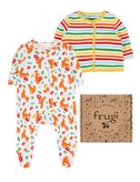 2pc Pure Cotton Sleepsuit Gift Set (0-12 Mths)