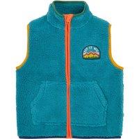 Frugi Borg Gilet (6 Mths-12 Yrs) Blue