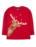 Pure Cotton Reindeer Top (2-10 Yrs)