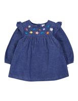 Pure Cotton Cord Embroidered Top (2-10 Yrs)