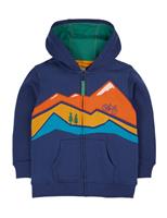 Pure Cotton Bike Appliqu Zip Hoodie (2-12 Yrs)