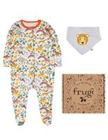 2pc Pure Cotton Safari Print Gift Set (0-12 Mths)