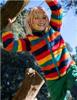 Fleece Striped Jacket (1-12 Yrs)