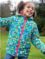 Reversible Floral Quilted Hooded Jacket (1-10 Yrs)