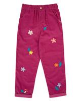 Pure Cotton Embroidered Trousers (2-12 Yrs)