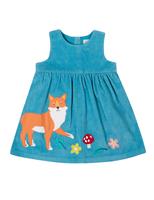 Cord Fox Applique Pinafore Dress (0-5 Yrs)