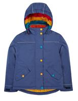 Frugi 3-in-1 Hooded Fleece Lined Raincoat (1-10 Yrs) Navy