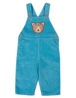 Cord Bear Applique Dungarees (0-4 Yrs)