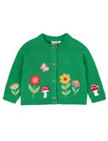 Pure Cotton Knitted Appliqu Cardigan (0-5 Yrs)