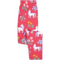 Frugi Cotton Rich Unicorn & Floral Leggings (2-10 Yrs) Pink