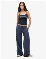 Pure Cotton Side Stripe Straight Leg Joggers