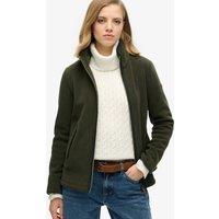 Superdry & Co Zip Up Slim Fleece Jacket Green