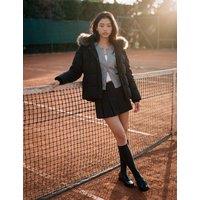 Superdry & Co Hooded Funnel Neck Puffer Jacket Black