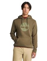 Timberland Kennebec River Cotton Rich Tree Logo Hoodie Dark Khaki