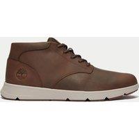 Timberland Parker Street Leather Trainers Brown Mix
